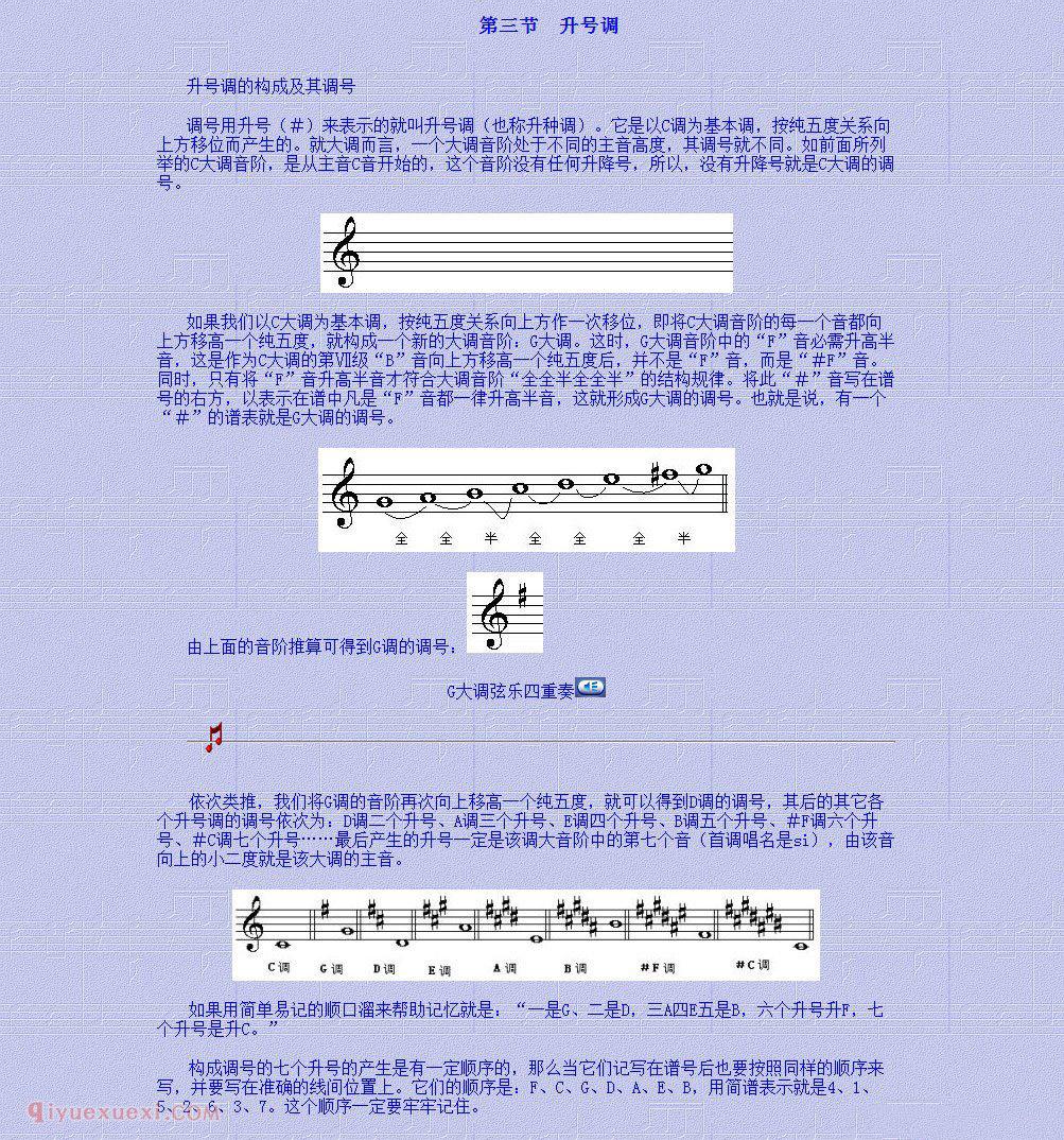 乐理基础教学《第二讲 调及五度循环》第四单元 调及调式
