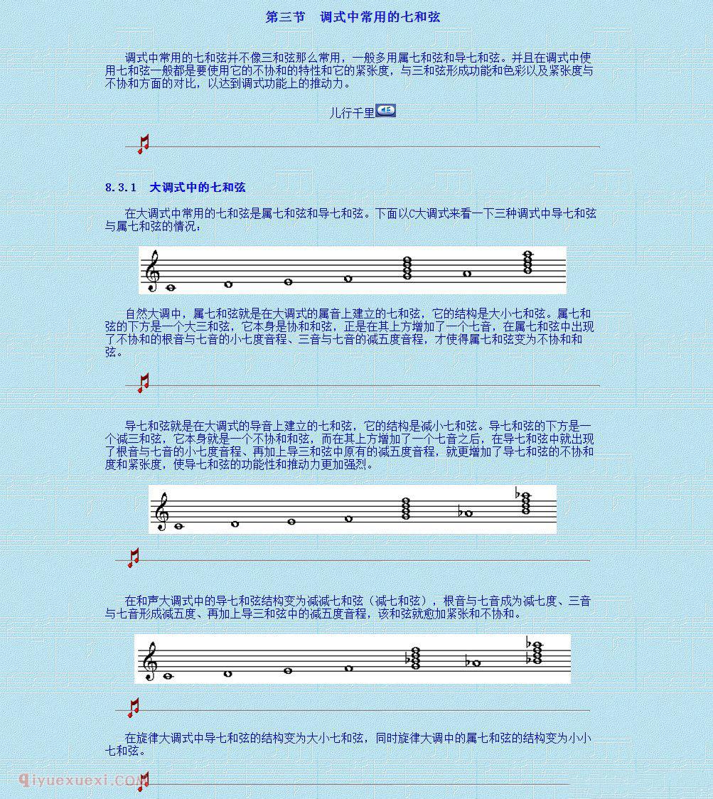 乐理基础教学《第八讲 调式中的和弦》第四单元 调及调式