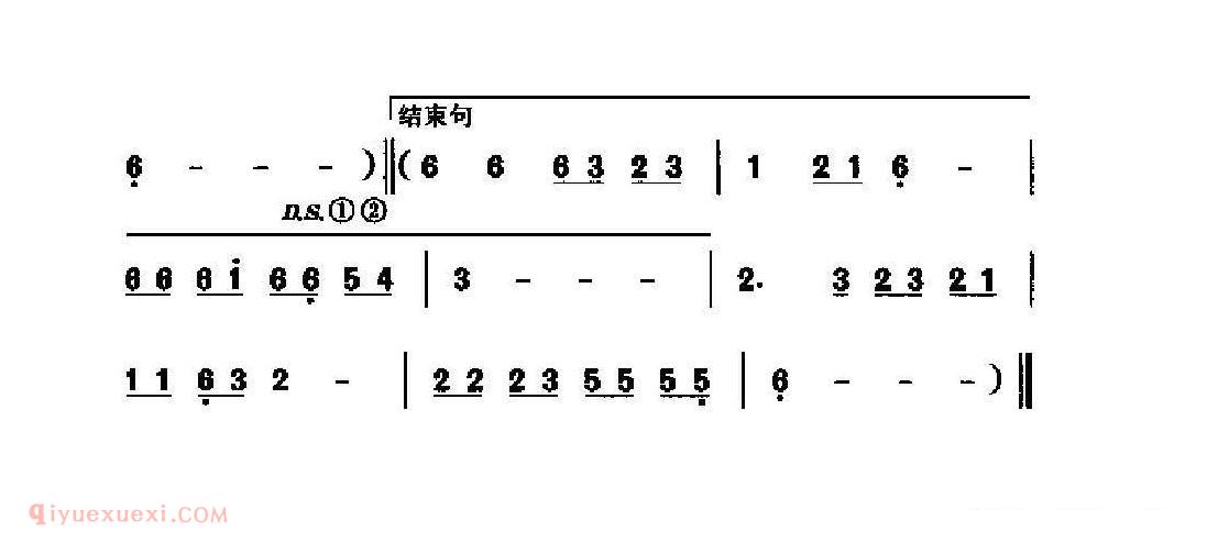 中国情歌简谱[长相依]