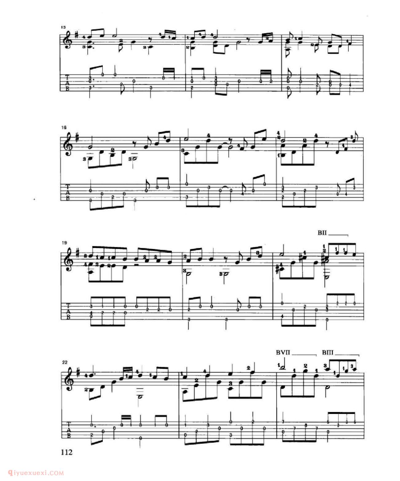 吉他独奏流行歌谱《Kiss The rain》The rain Yiruma 曲