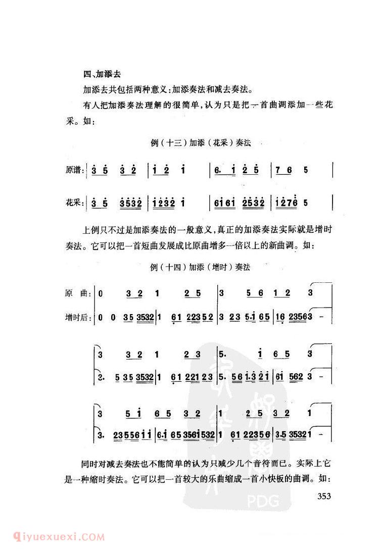 关于唢呐曲演奏时的种种变化