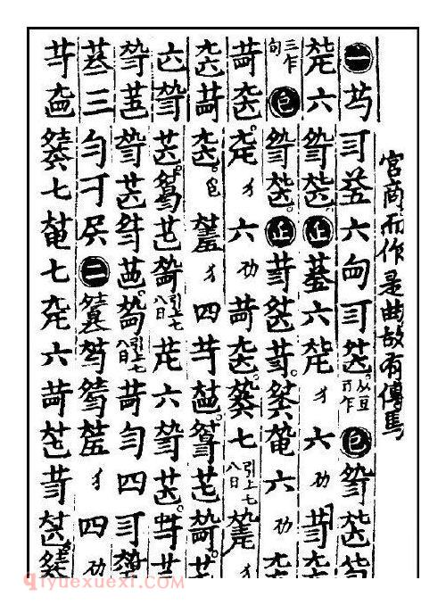 古琴曲《阳春》乐谱及简介
