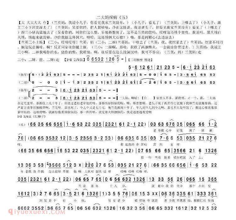 拉场戏《二大妈探病》