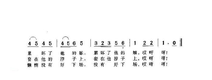 儿童歌曲《懒惰的娃娃》简谱