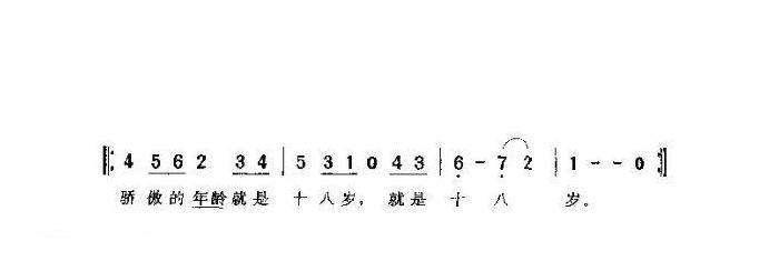 儿童歌曲【十八岁的眼睛】简谱