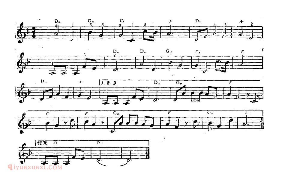 电子琴歌谱【道路】五线谱