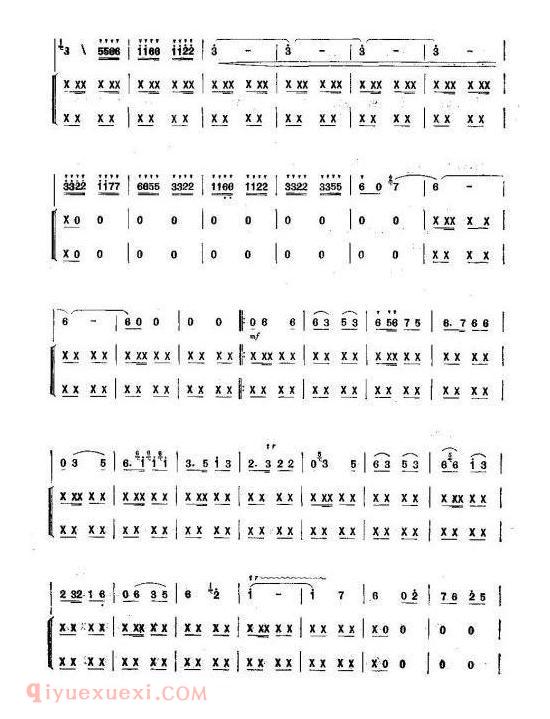 洞箫乐曲【雪橇送粮】简谱