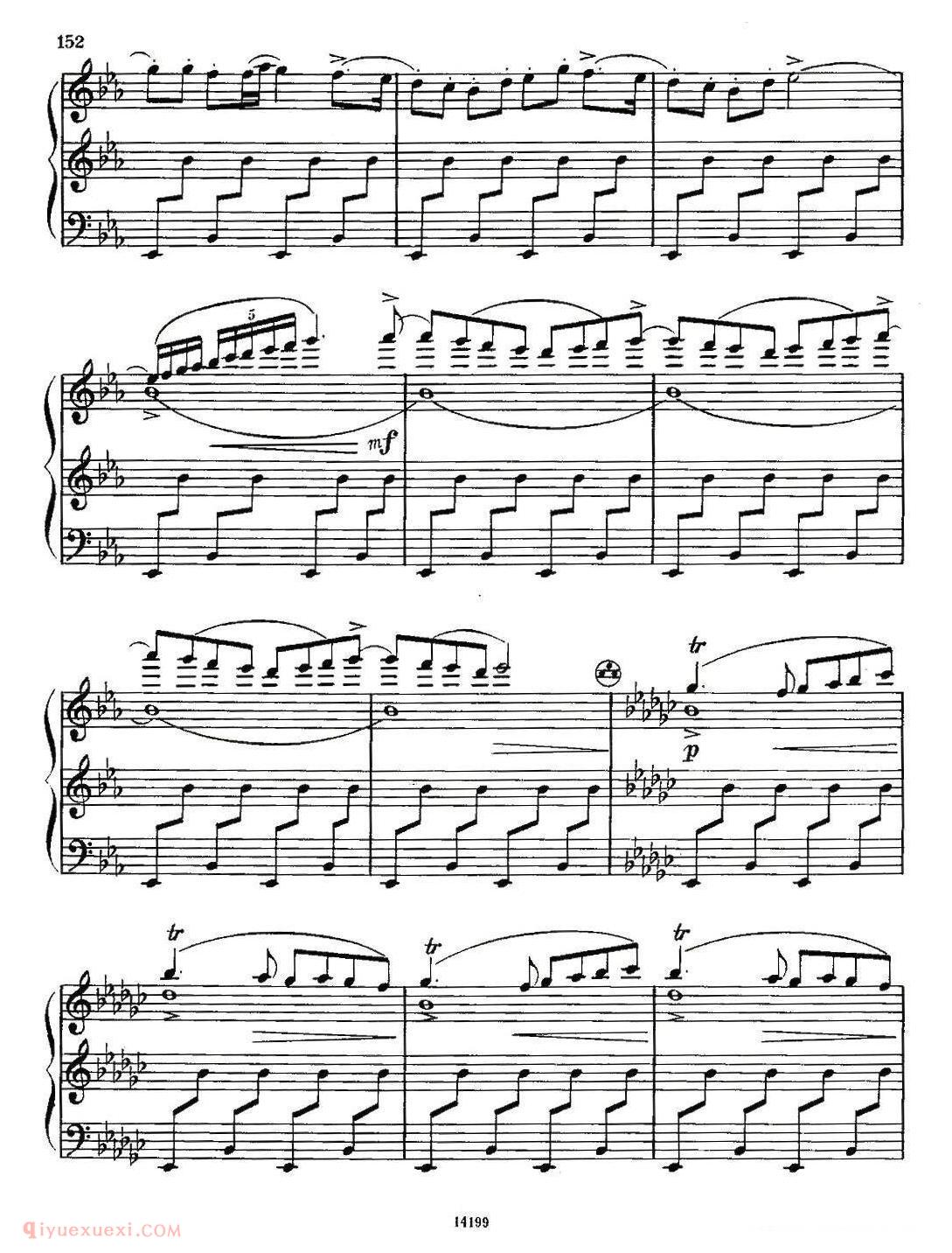 手风琴乐谱【佐罗塔耶夫 奏鸣曲二号】五线谱