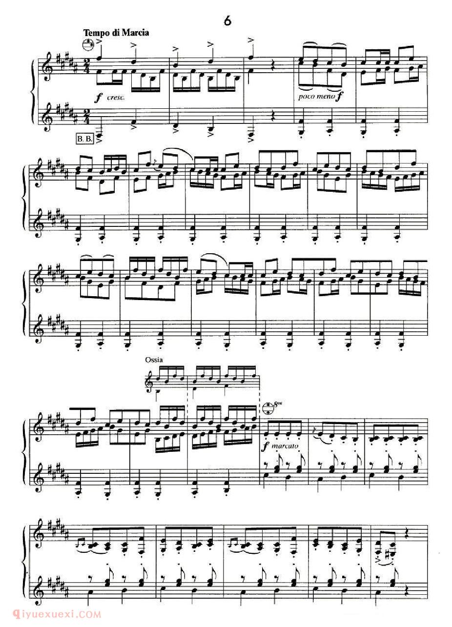 手风琴乐曲【斯特拉文斯基 八首自由低音手风琴小品】五线谱