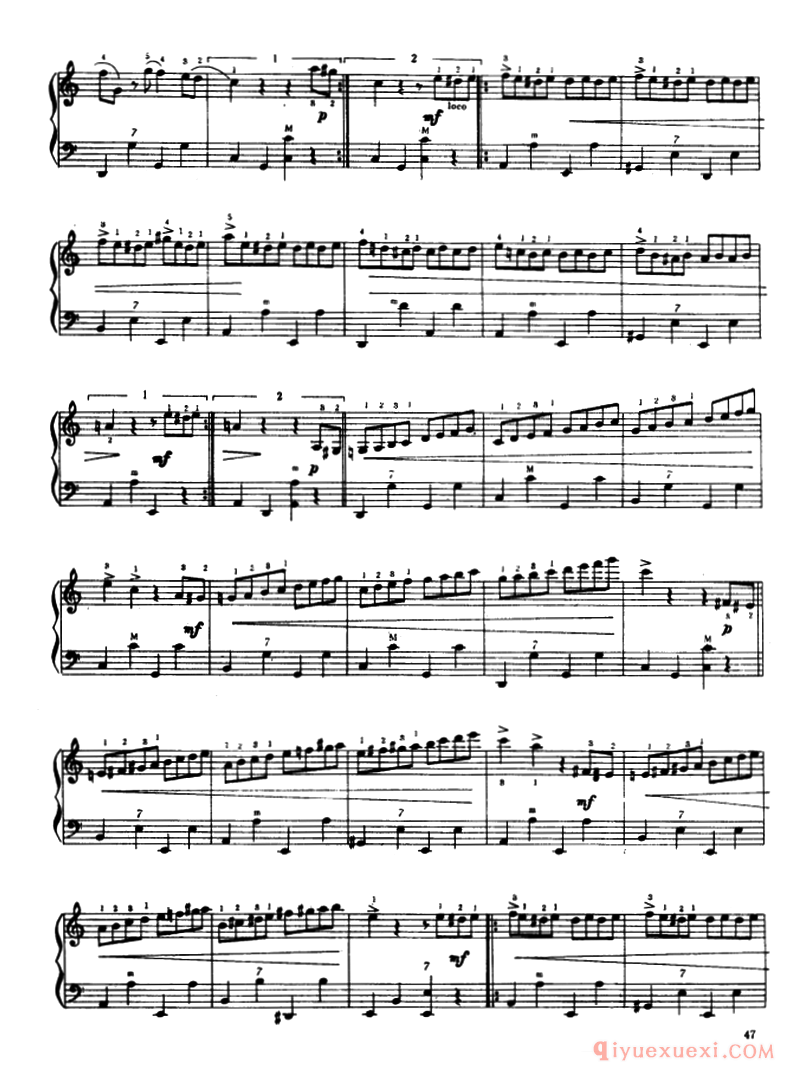 手风琴乐谱【家庭桑巴】五线谱