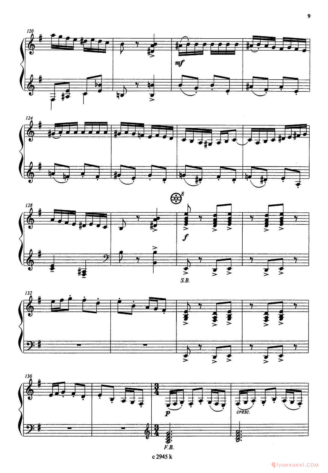 手风琴乐谱【摩尔多瓦的节目】五线谱