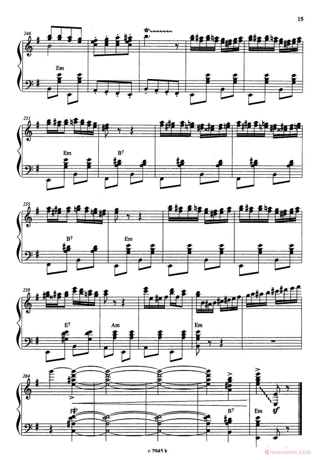 手风琴乐谱【摩尔多瓦的节目】五线谱