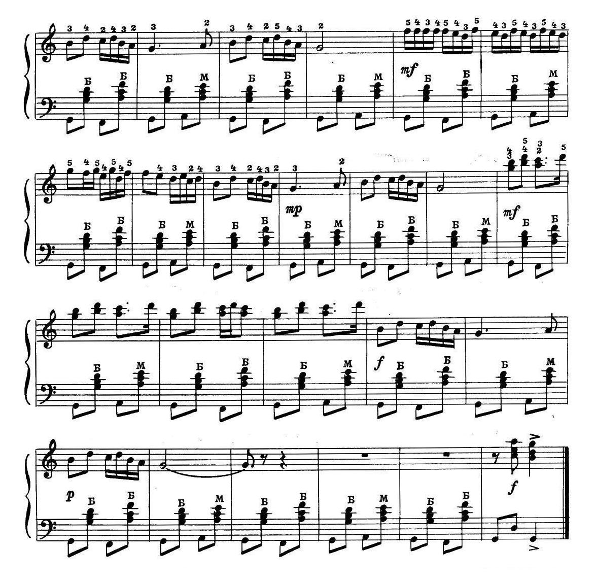 前苏联《业余手风琴演奏家》1979第4期(第7首)