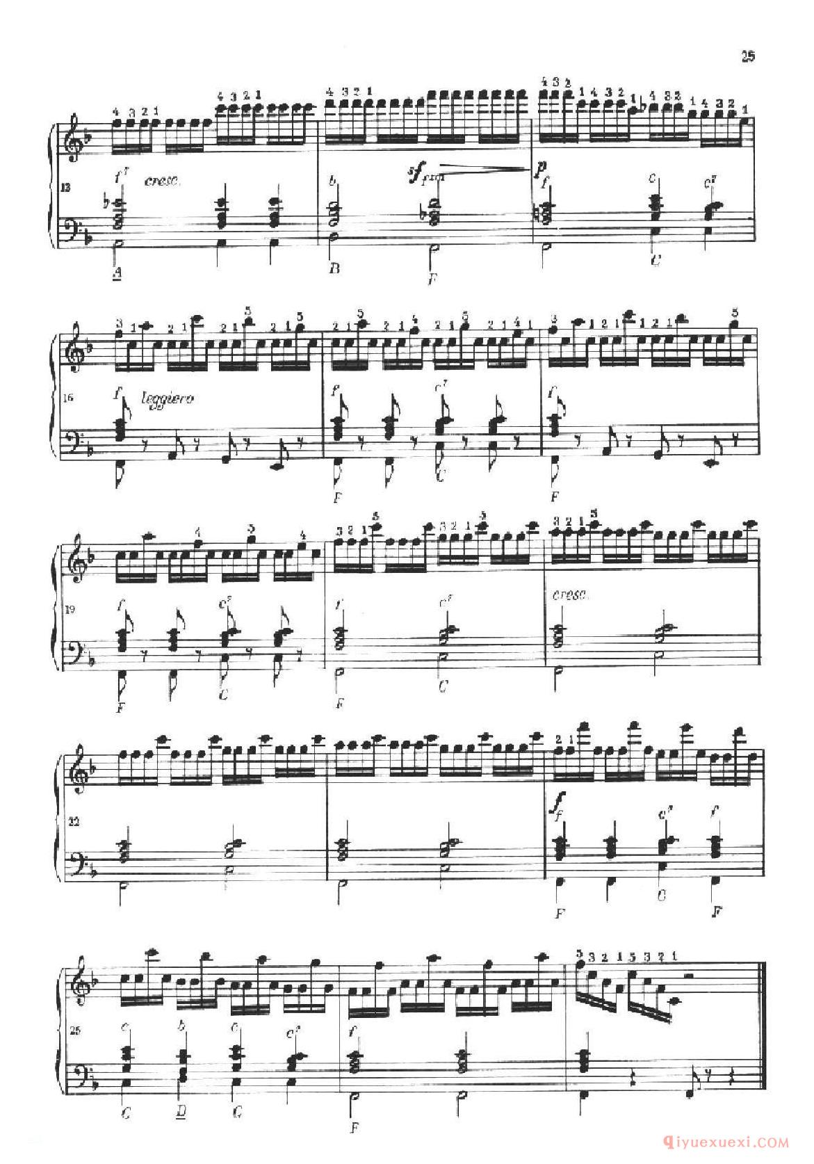 《车尔尼手风琴练习曲集》第Ⅱ册（第9—11首）