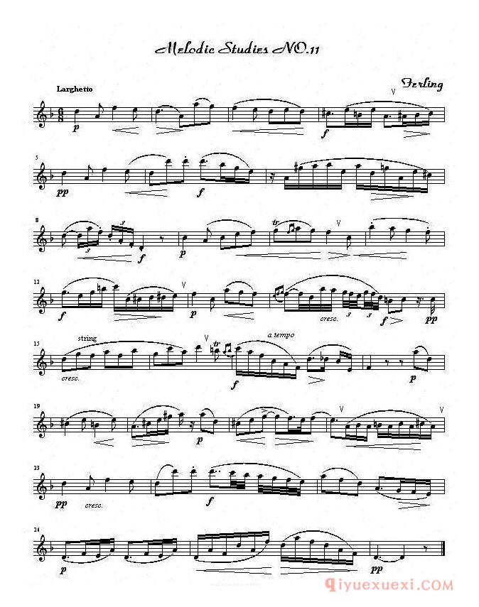 萨克斯《四十八首旋律练习曲》完整版