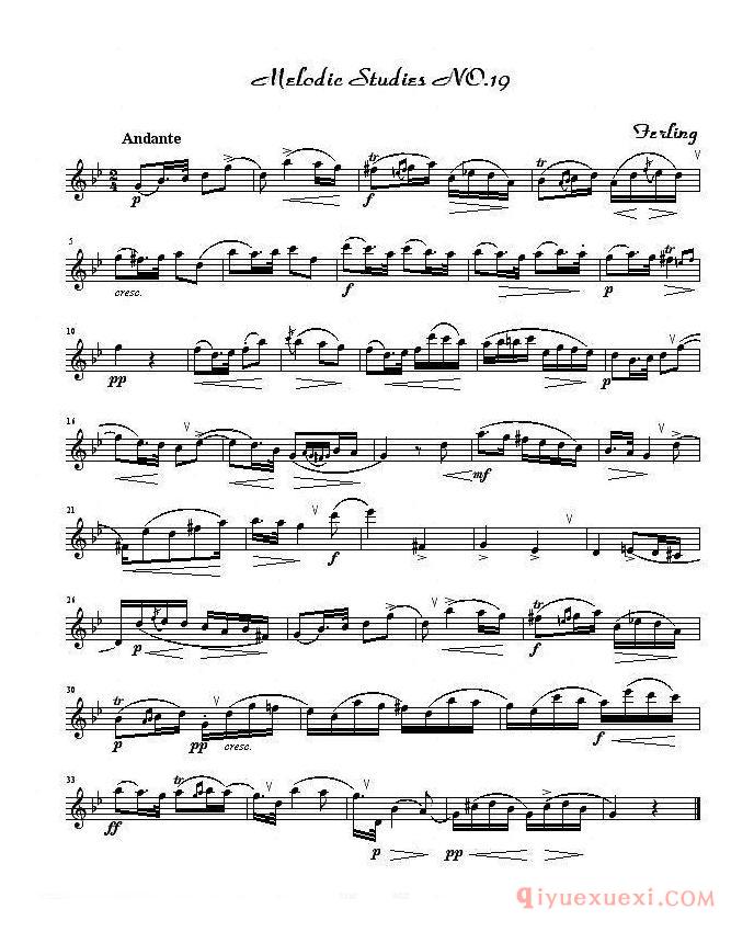 萨克斯《四十八首旋律练习曲》完整版