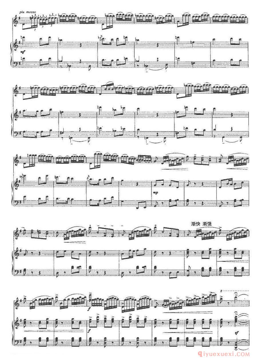 二胡简谱[姑苏行]二胡+钢琴伴奏