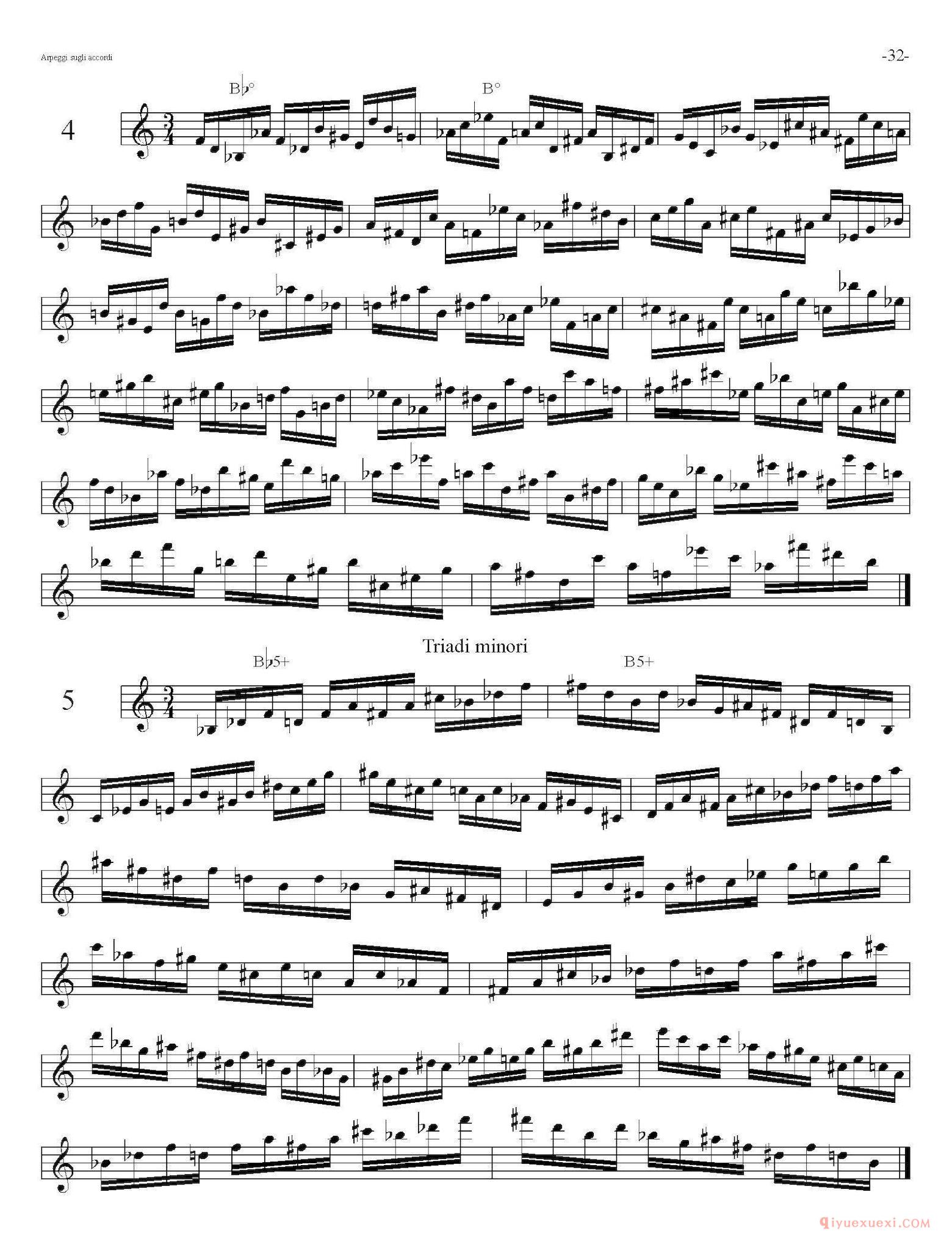 Sax Arpeggi sassofono F（萨克斯音阶练习)