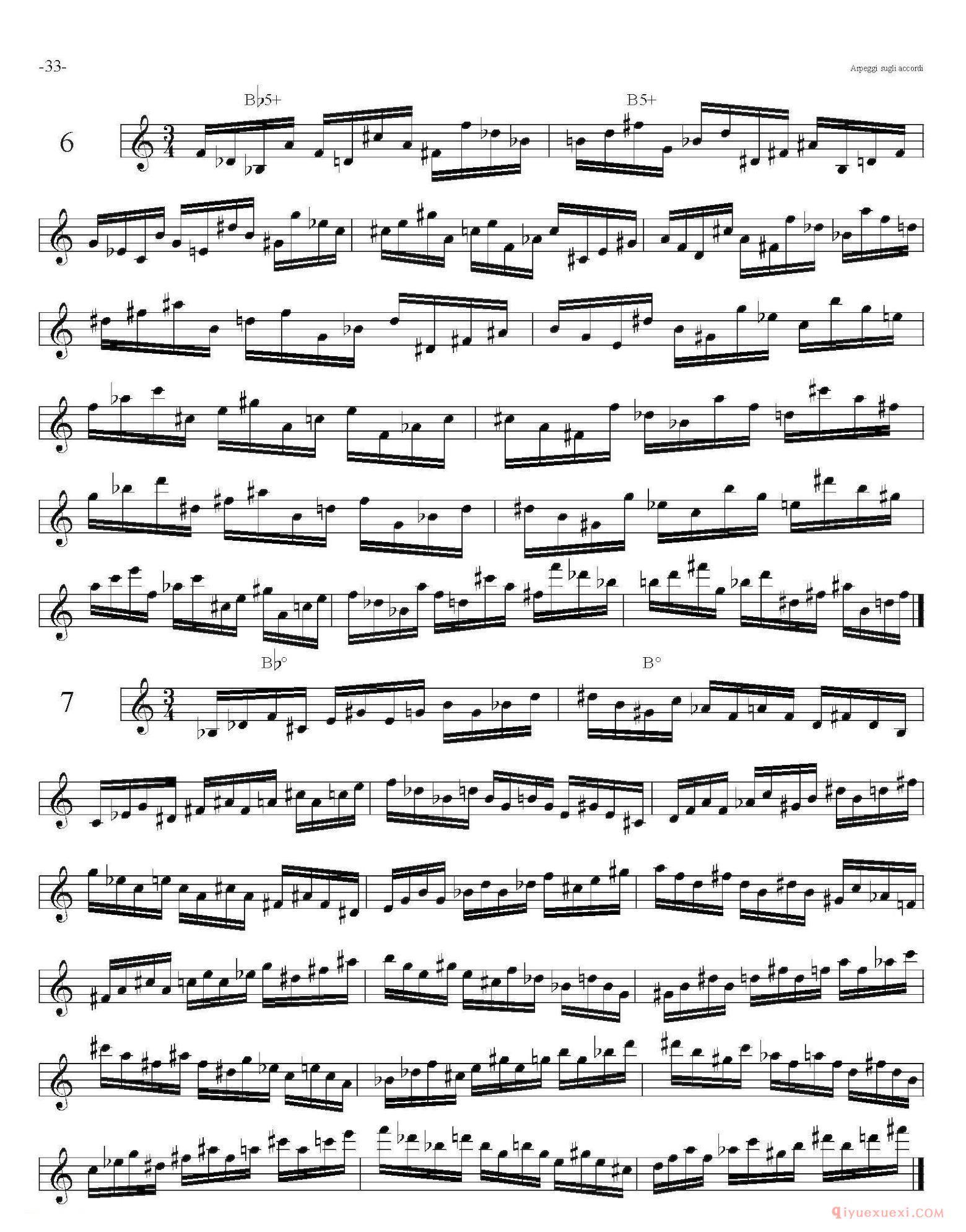 Sax Arpeggi sassofono F（萨克斯音阶练习)