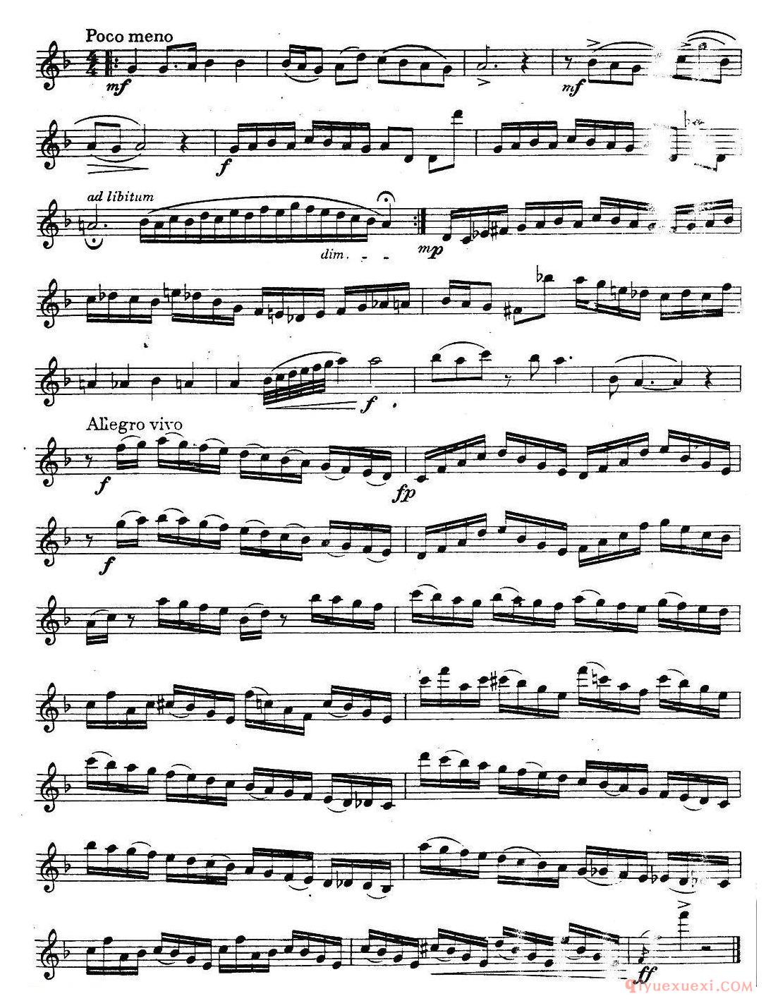 奇特克-萨克斯练习曲之11(ETUDY PRO SAXOPHON - FR ZITRK.op.3)