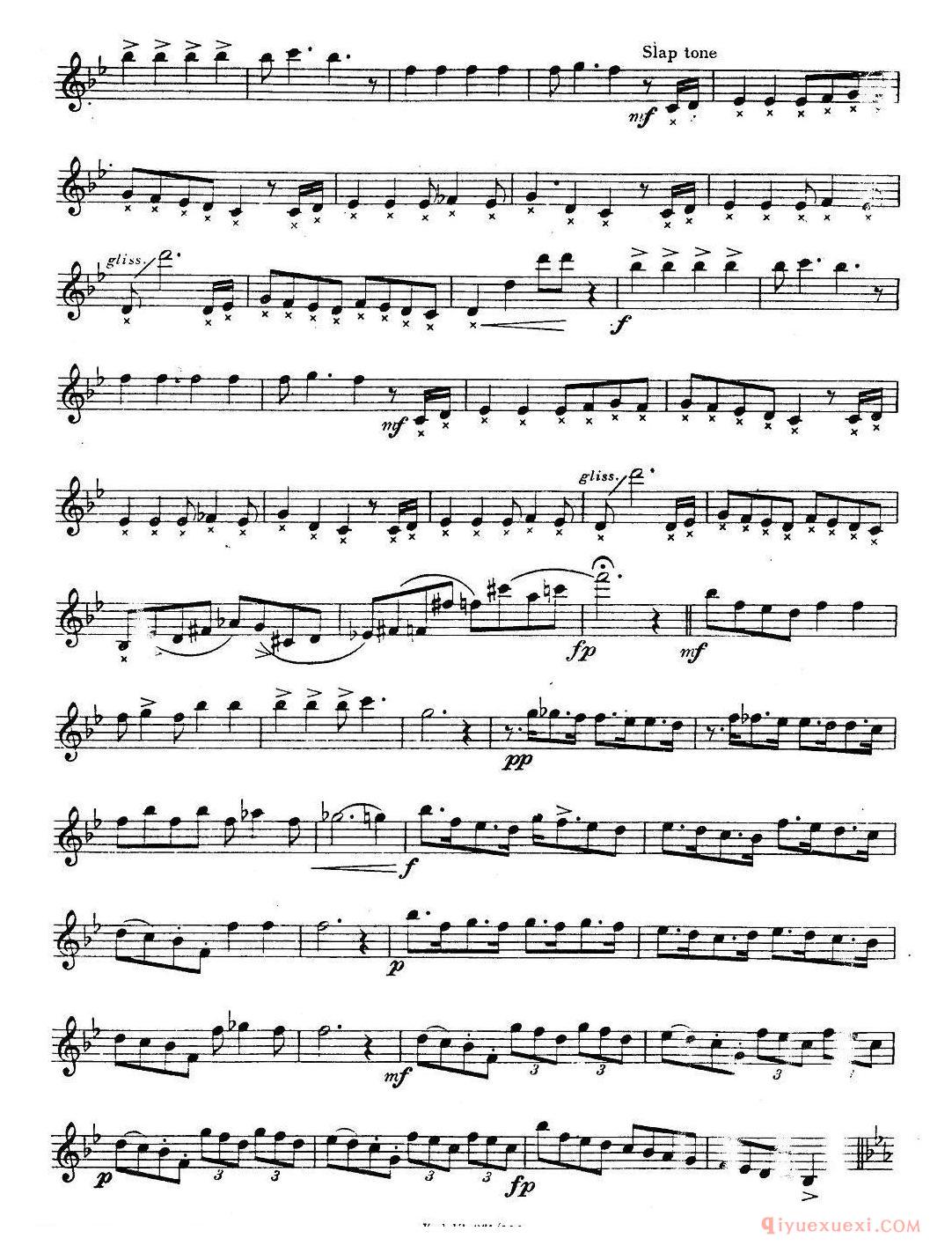 奇特克-萨克斯练习曲之13(ETUDY PRO SAXOPHON - FR ZITRK.op.3)