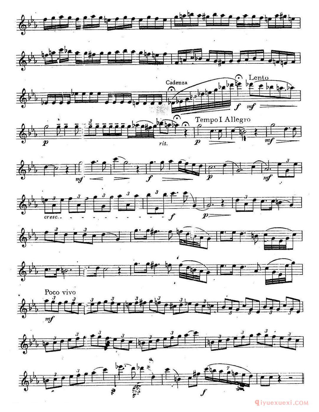 奇特克-萨克斯练习曲之16(ETUDY PRO SAXOPHON - FR ZITRK.op.3)