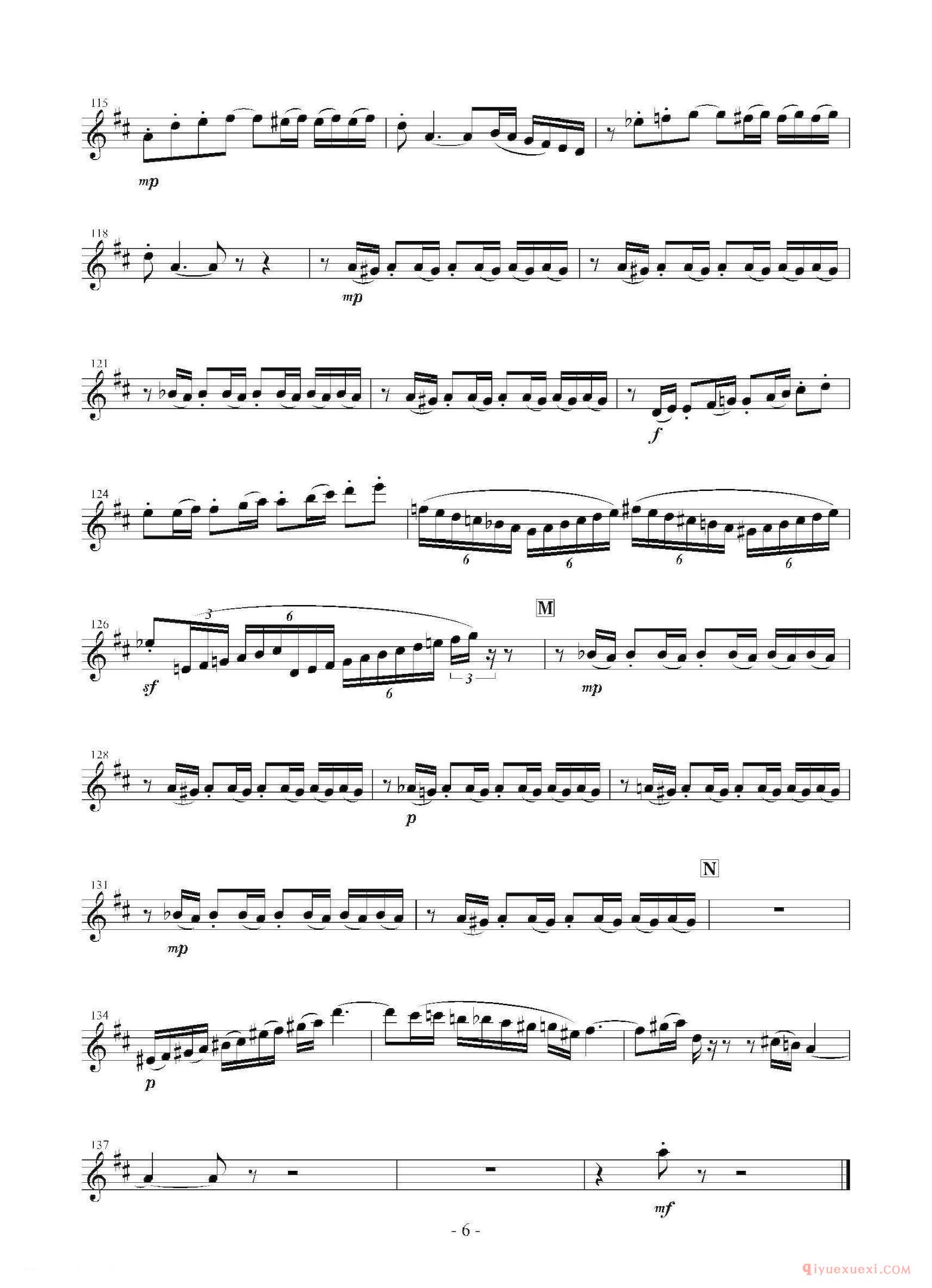 萨克斯谱[Landschaft mit Feldwege]木管五重奏、分谱