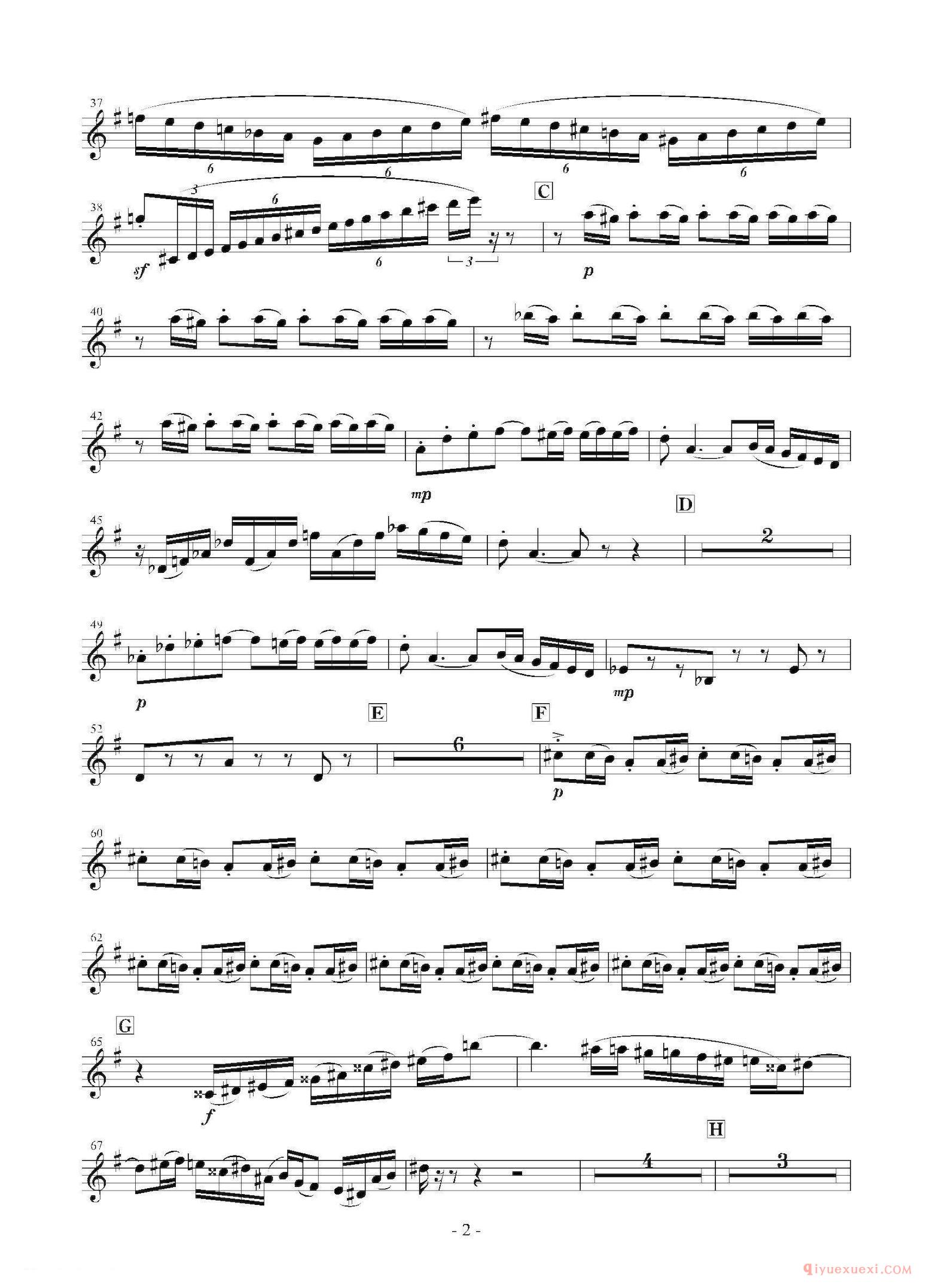 萨克斯谱[Landschaft mit Feldwege]木管五重奏、分谱