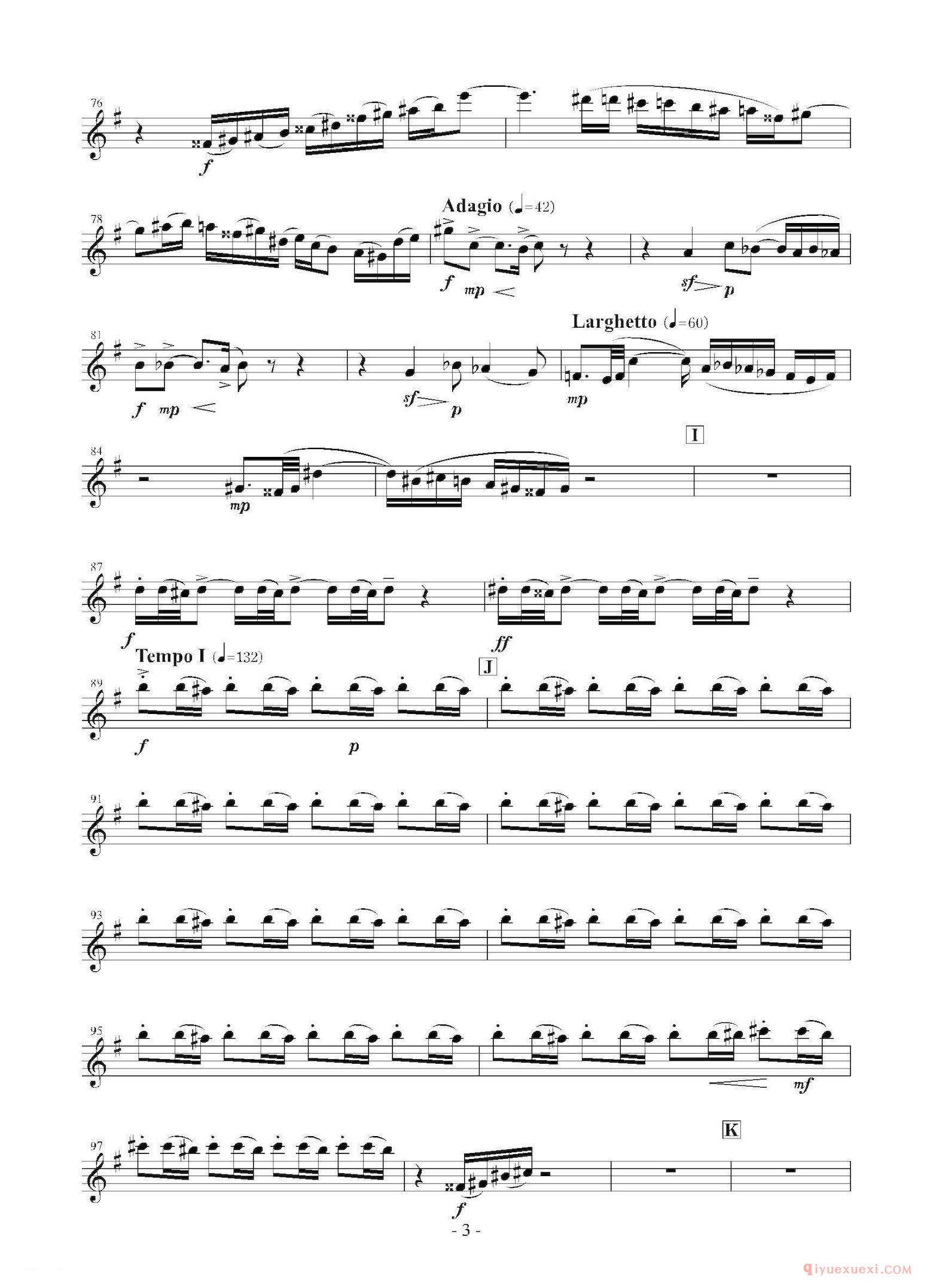 萨克斯谱[Landschaft mit Feldwege]木管五重奏、分谱