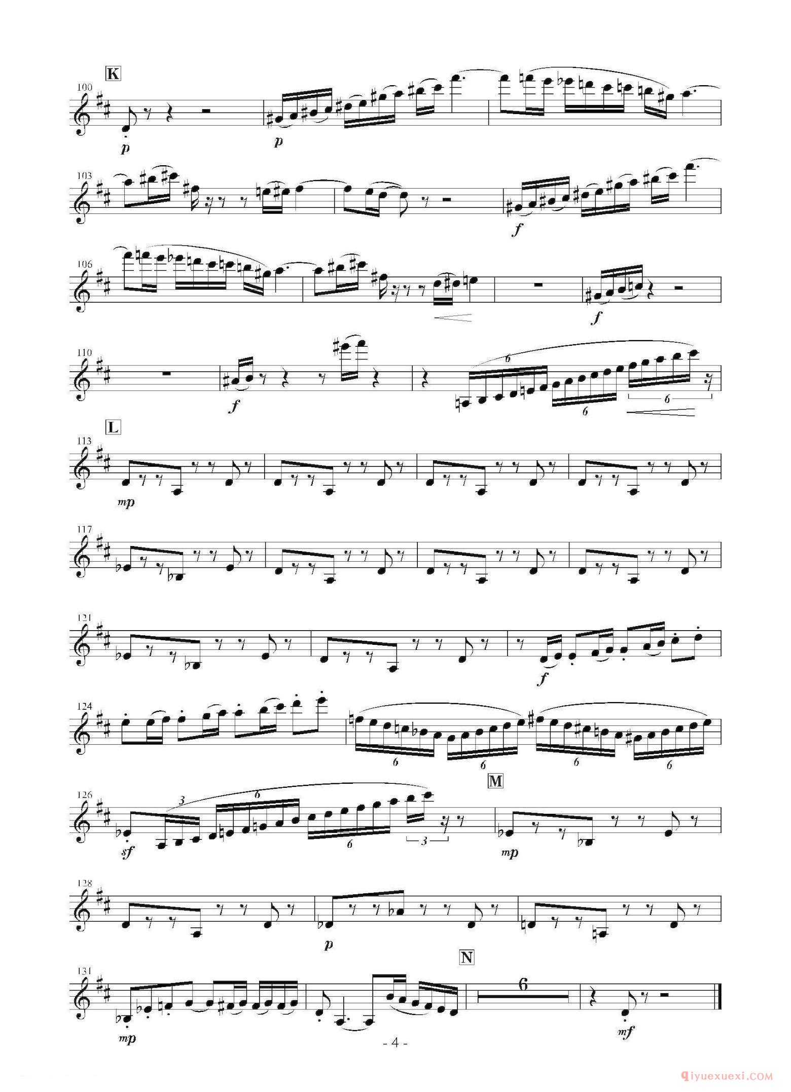 萨克斯谱[Landschaft mit Feldwege]木管五重奏、分谱