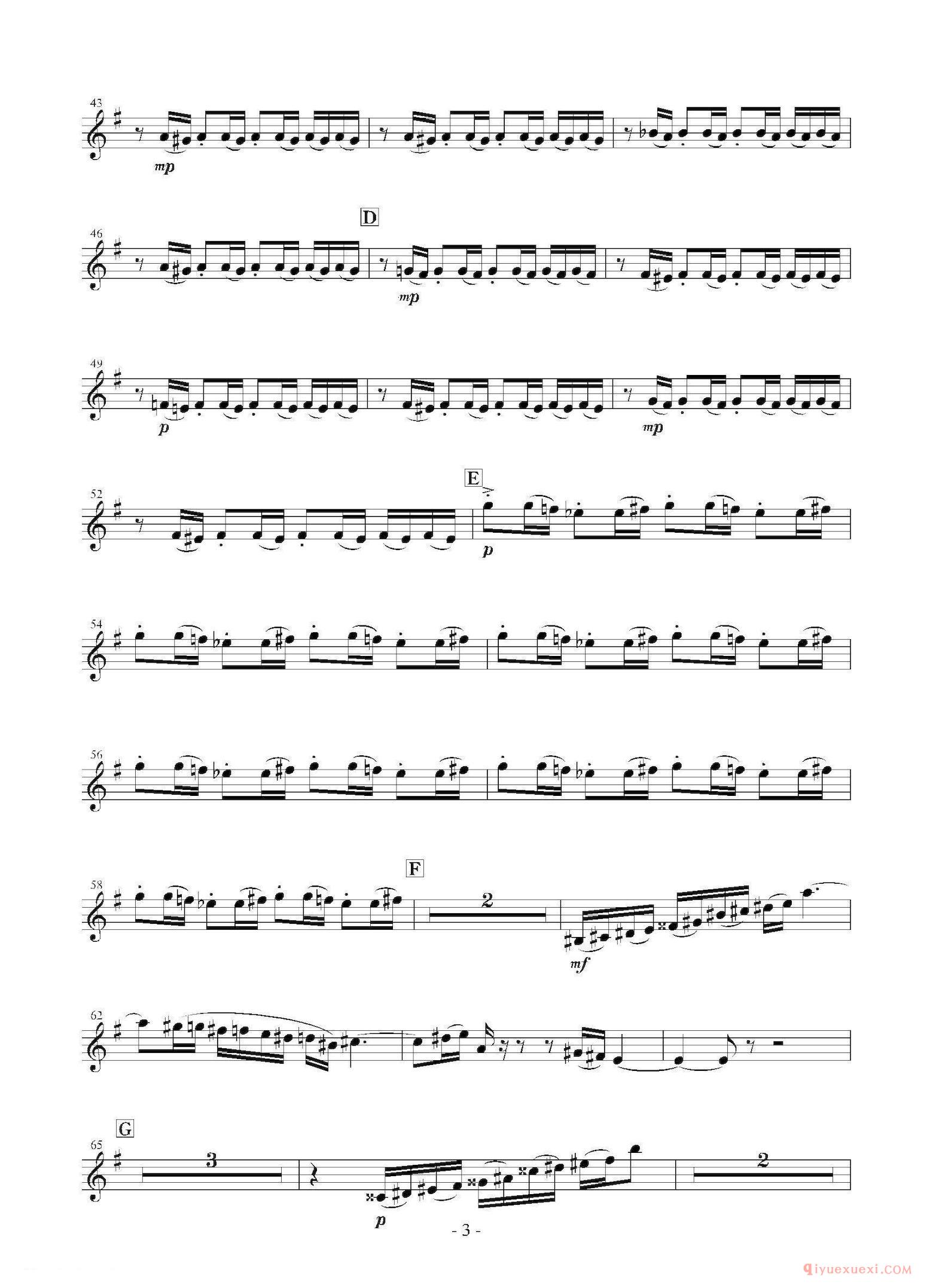 萨克斯谱[Landschaft mit Feldwege]木管五重奏、分谱