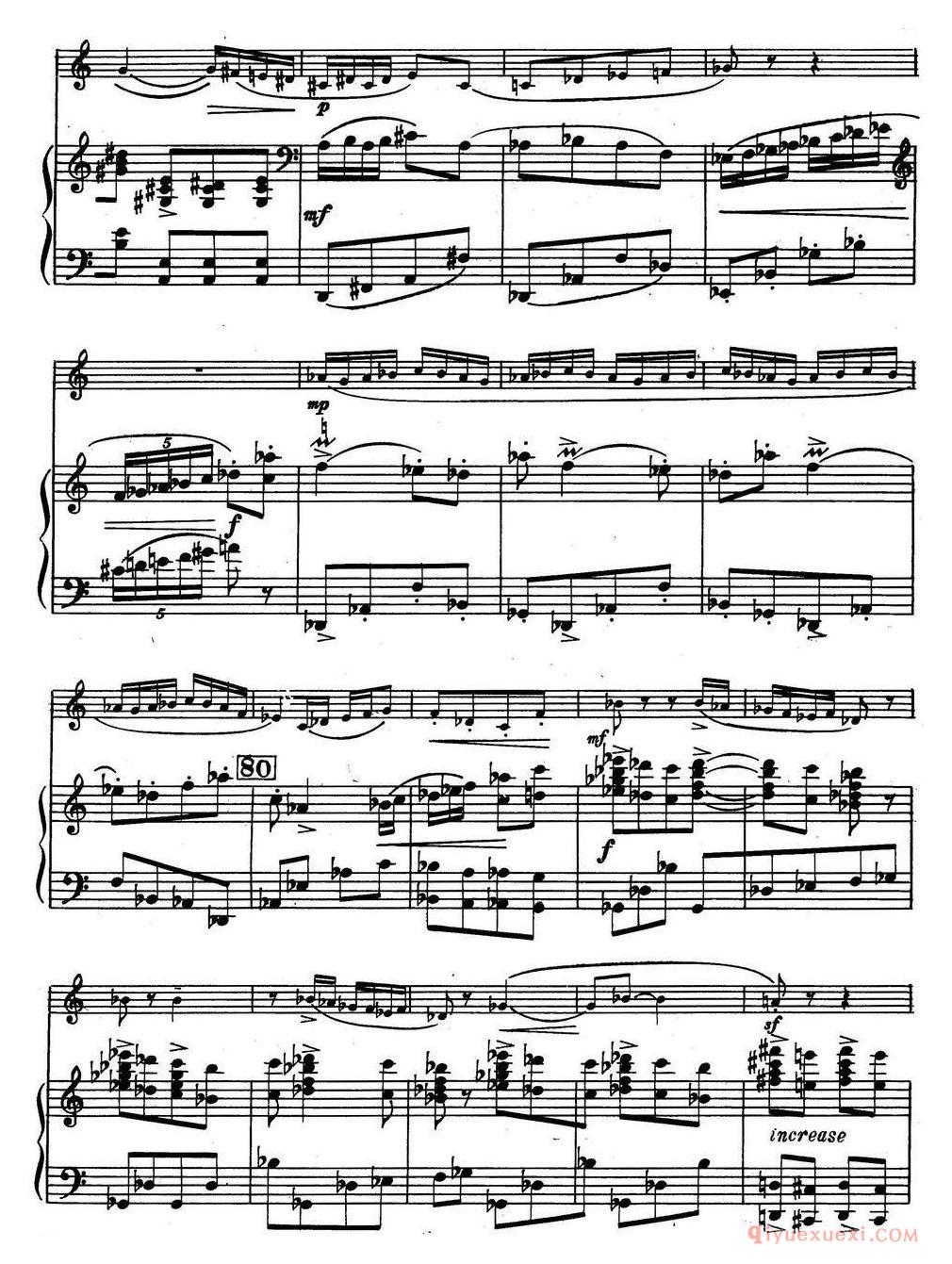 克莱斯顿《中音萨克斯管奏鸣曲》第三乐章(中萨+钢琴伴奏)