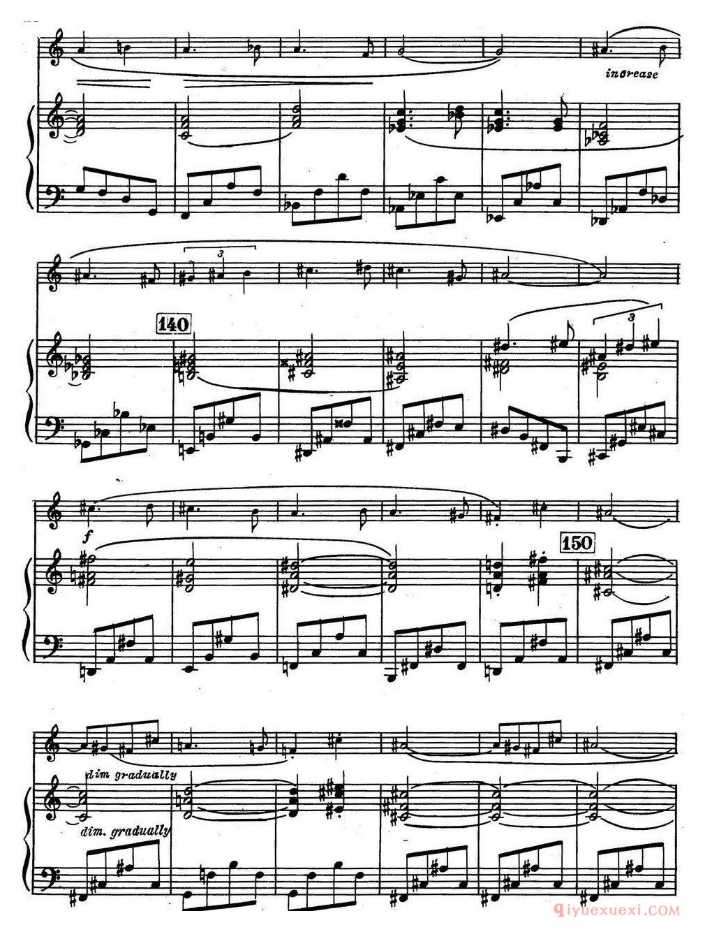 克莱斯顿《中音萨克斯管奏鸣曲》第三乐章(中萨+钢琴伴奏)