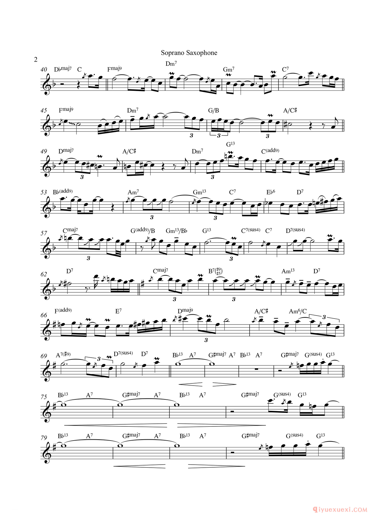 高音萨克斯[Overjoyed]