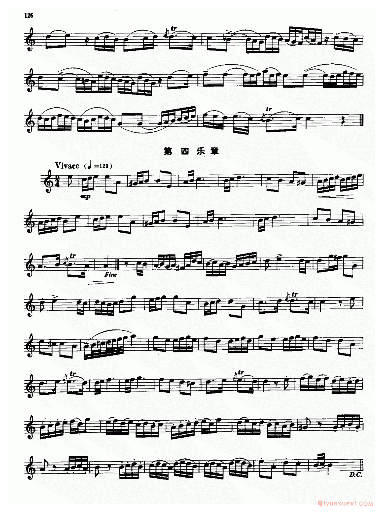萨克斯谱[奏鸣曲/四个乐章]