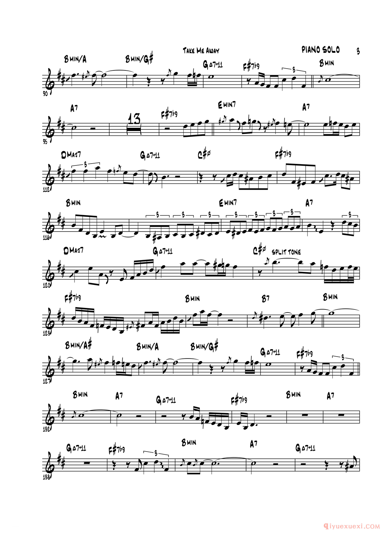 高音萨克斯[Take Me Away]