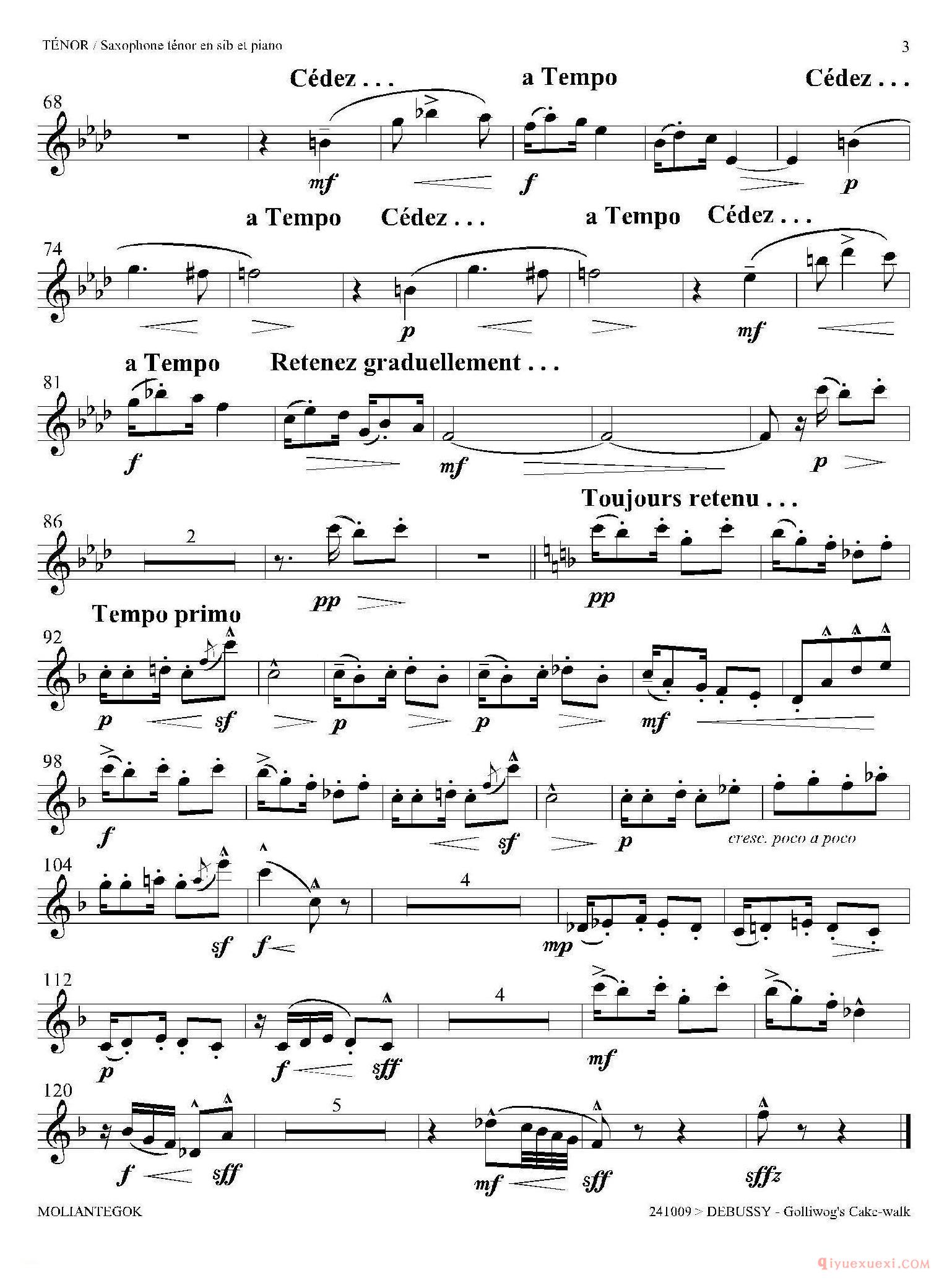 次中音萨克斯[木偶步态舞]