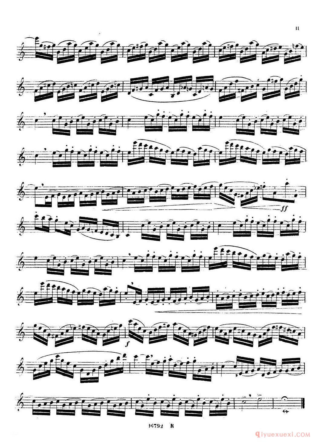 萨克斯练习曲《E.Sabon-12首练习曲》完整版