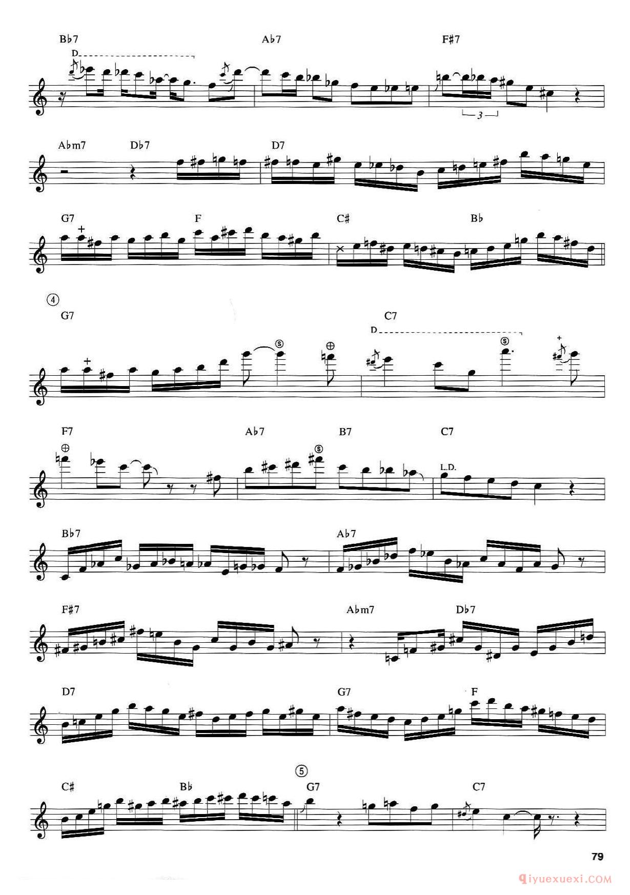 萨克斯谱[Madame Toulouse]