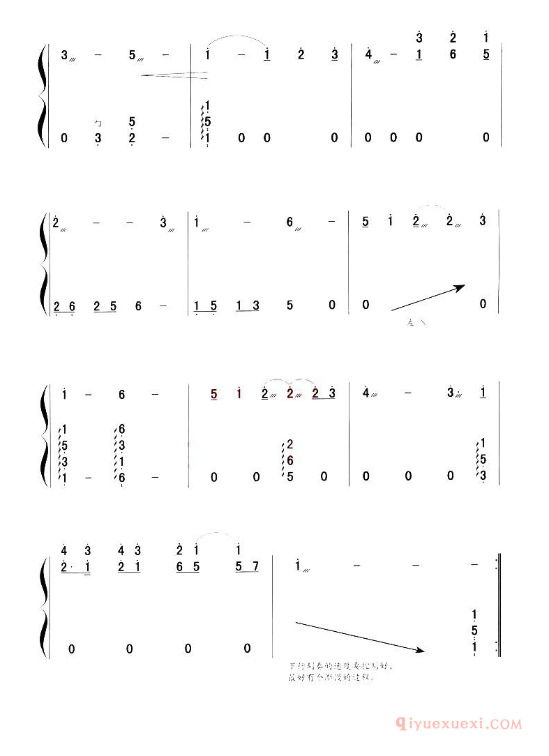 古筝乐谱《True Love》简谱