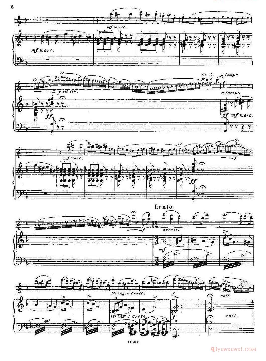 长笛乐谱[Fantaisies nationales. Italien/Op.59 No.5/长笛+钢琴伴奏]五线谱