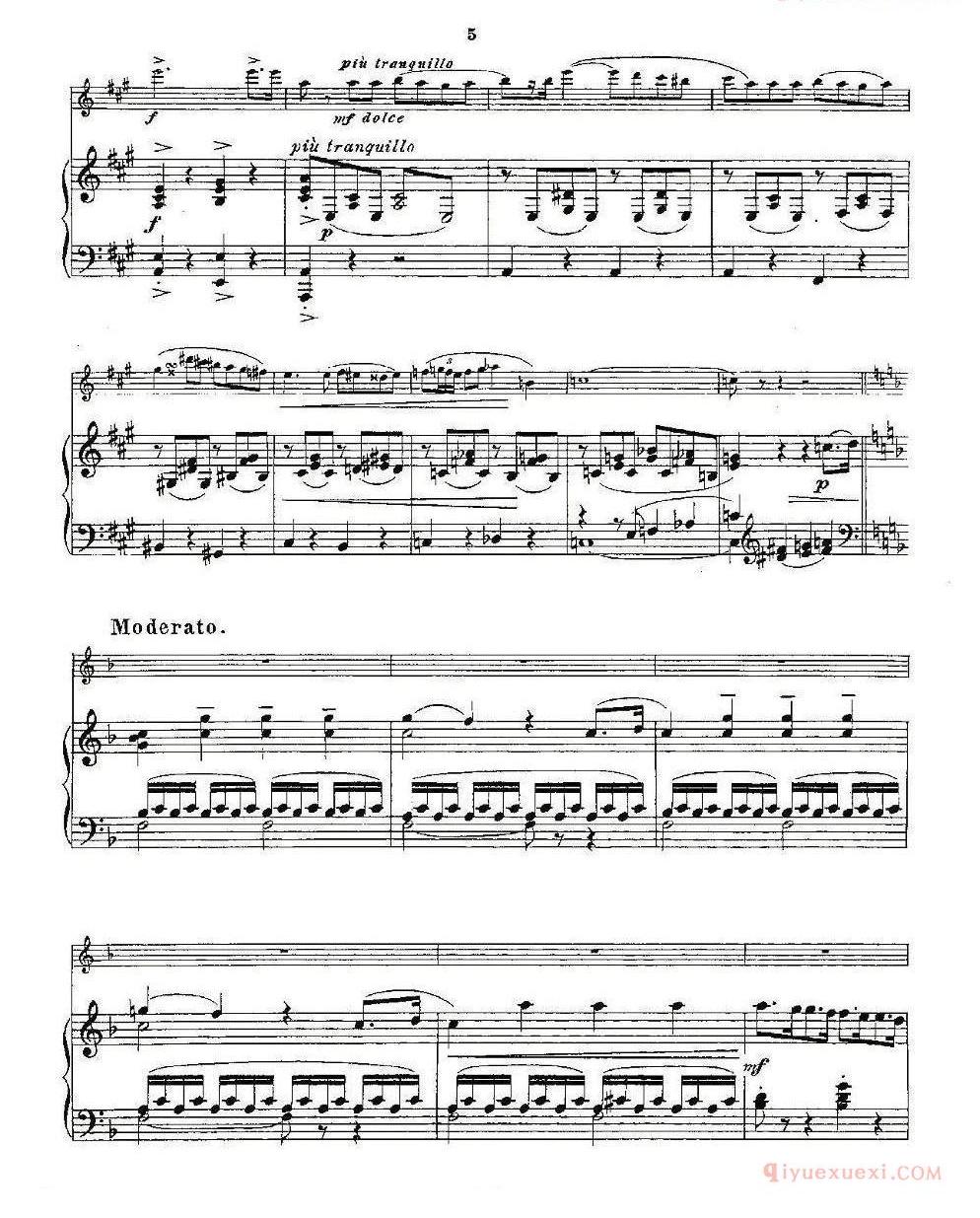 长笛乐谱[Opern-Transcriptionen.Op.45-3/长笛+钢琴伴奏]五线谱