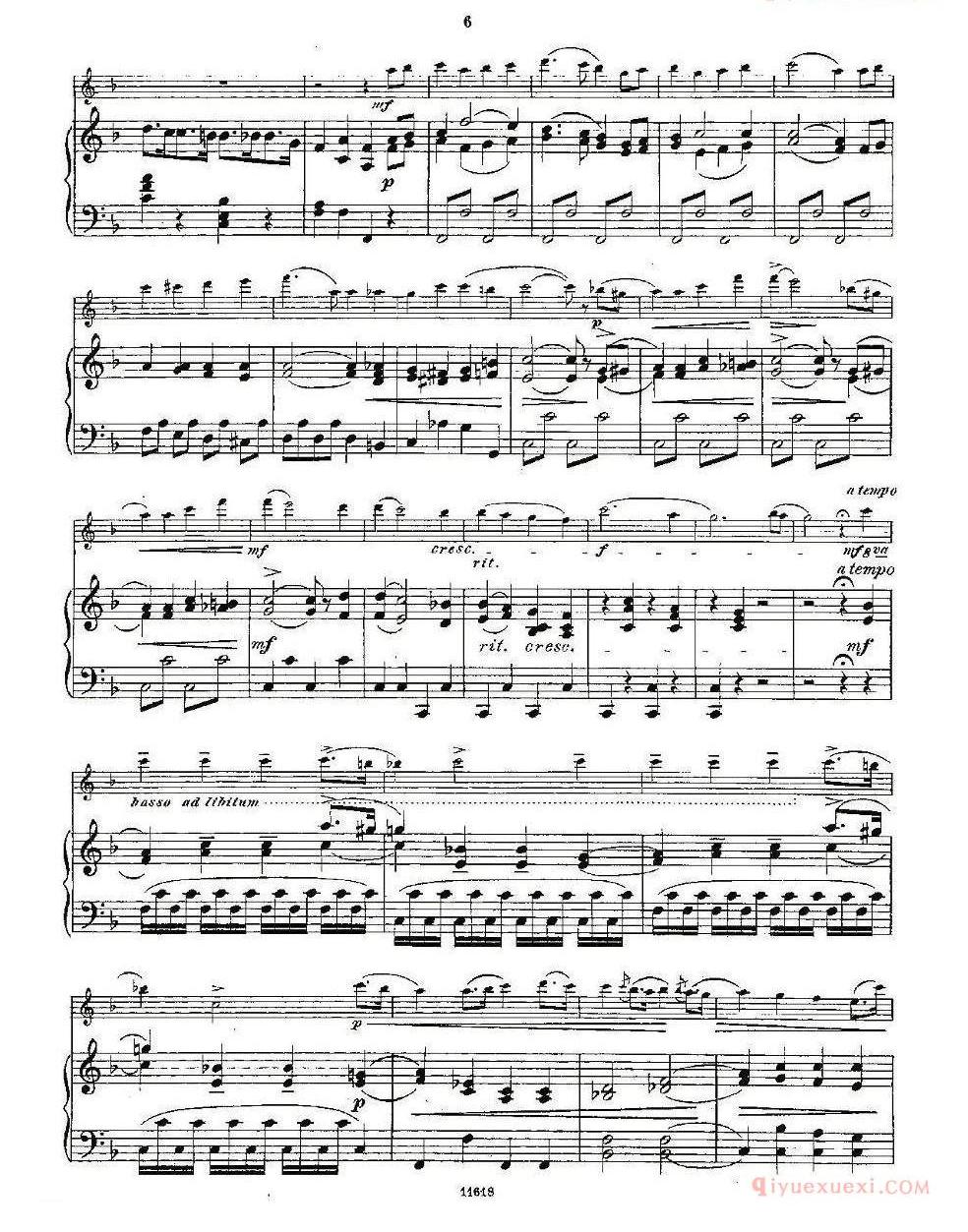 长笛乐谱[Opern-Transcriptionen.Op.45-3/长笛+钢琴伴奏]五线谱
