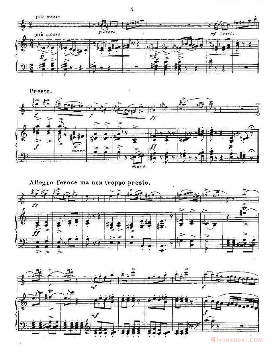 长笛乐谱[Opern-Transcriptionen.Op.45-7/长笛+钢琴伴奏]五线谱