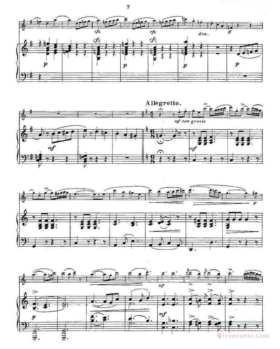 长笛乐谱[Opern-Transcriptionen.Op.45-7/长笛+钢琴伴奏]五线谱