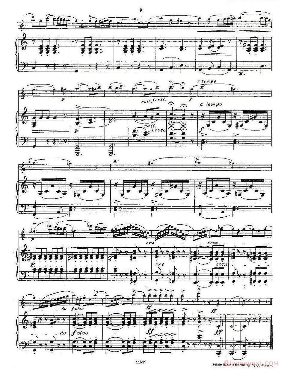 长笛乐谱[Opern-Transcriptionen.Op.45-7/长笛+钢琴伴奏]五线谱