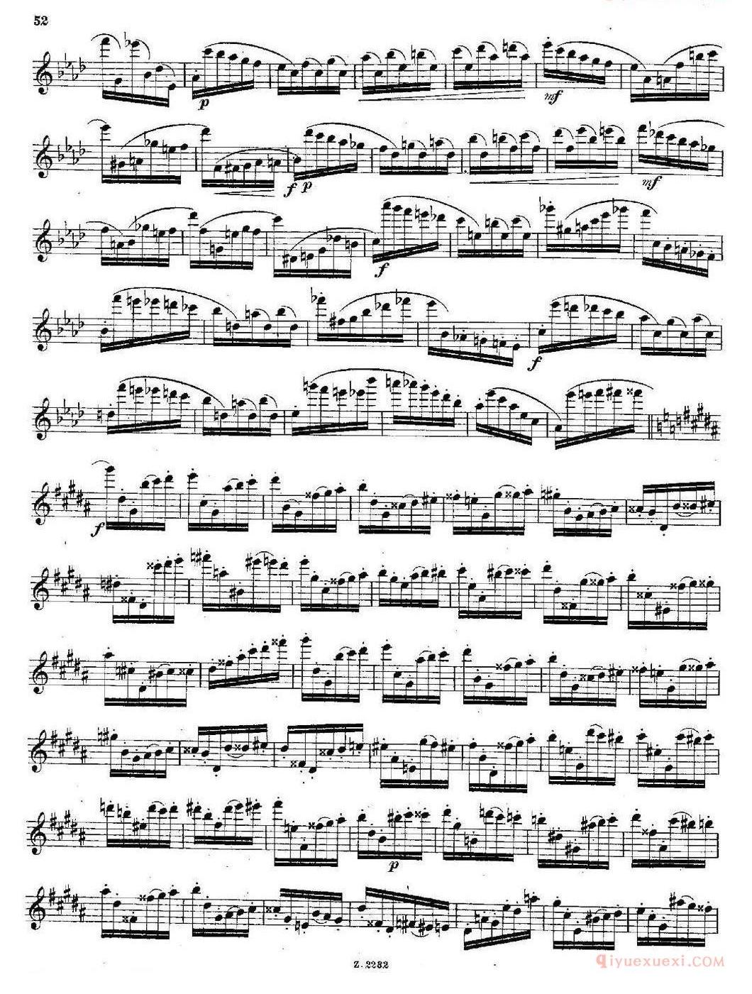 长笛乐谱[Schule der Virtuosit_t. Op. 60]