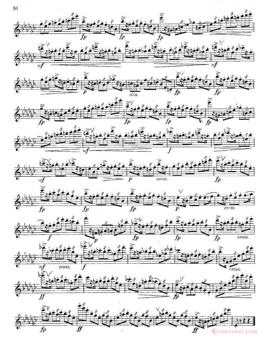 长笛乐谱[Schule der Virtuosit_t. Op. 60]