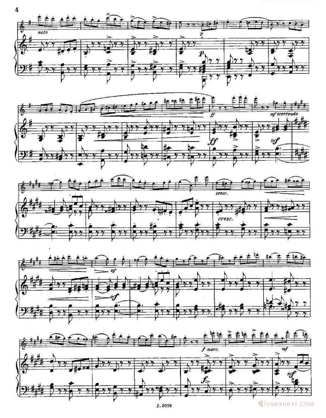 长笛乐谱[Tarantelle Op.55 No.8]