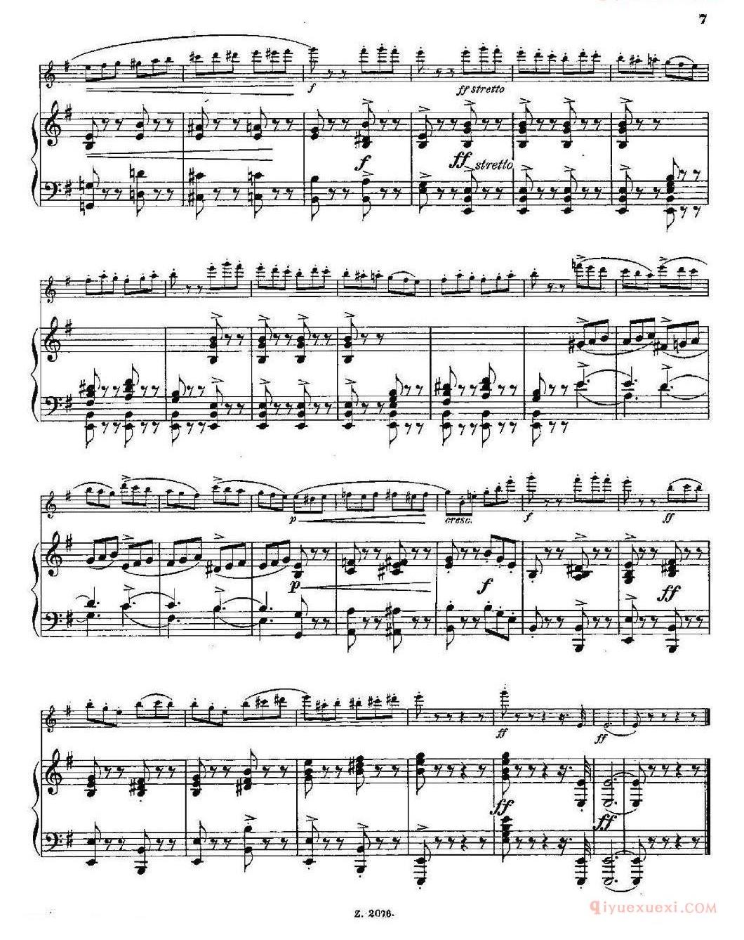长笛乐谱[Tarantelle Op.55 No.8]